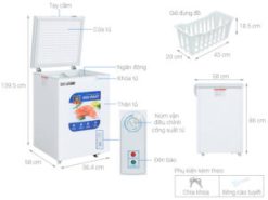 Tủ đông Hòa Phát 107 lít HPF AN6107