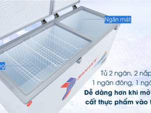 Tủ đông Sanaky VH-6699W1 có thiết kế tiện lợi, sang trọng