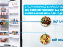 Tủ lạnh Hitachi Inverter 595 lít R-S800PGV0 (GBK) | Điện Máy Văn Chiến