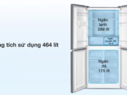 Tủ lạnh Hitachi Inverter 464 lít Multi Door HR4N7520DSWDXVN - Dung tích