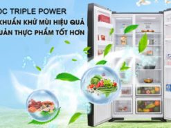 Tủ lạnh Hitachi R-S800PGV0 (GBK) 595 lít Inverter giá tốt