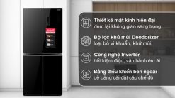 Tủ lạnh Sharp Inverter 362 lít SJ-FX420VG-BK