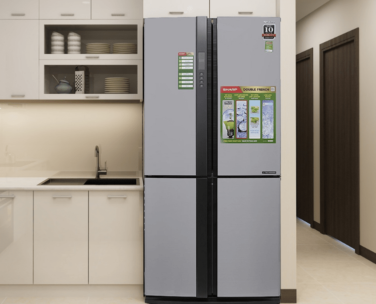 Tủ lạnh Sharp 626 lít inverter SJ-FX631V-SL 4 Tủ lạnh Sharp SJ-FX631V-SL phù hợp gia đình trên 6 người