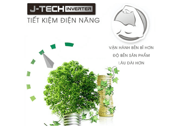 Tủ lạnh Sharp 626 lít inverter SJ-FX631V-SL 6 Công nghệ Inverter tiết kiệm năng lượng