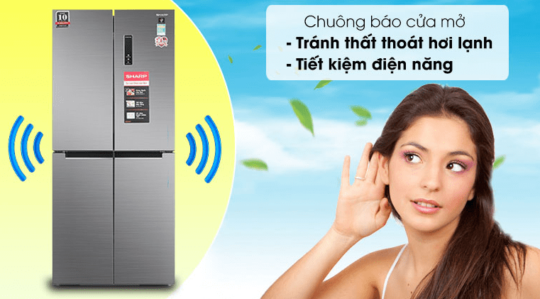 Chuông báo thông minh khi cửa tủ lạnh mở