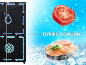 3. Làm lạnh nhanh chóng với hệ thống làm lạnh kép Hybrid Cooling