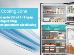 8. Ngăn Cooling Zone bảo quản thực phẩm không cần rã đông từ 1-2 ngày