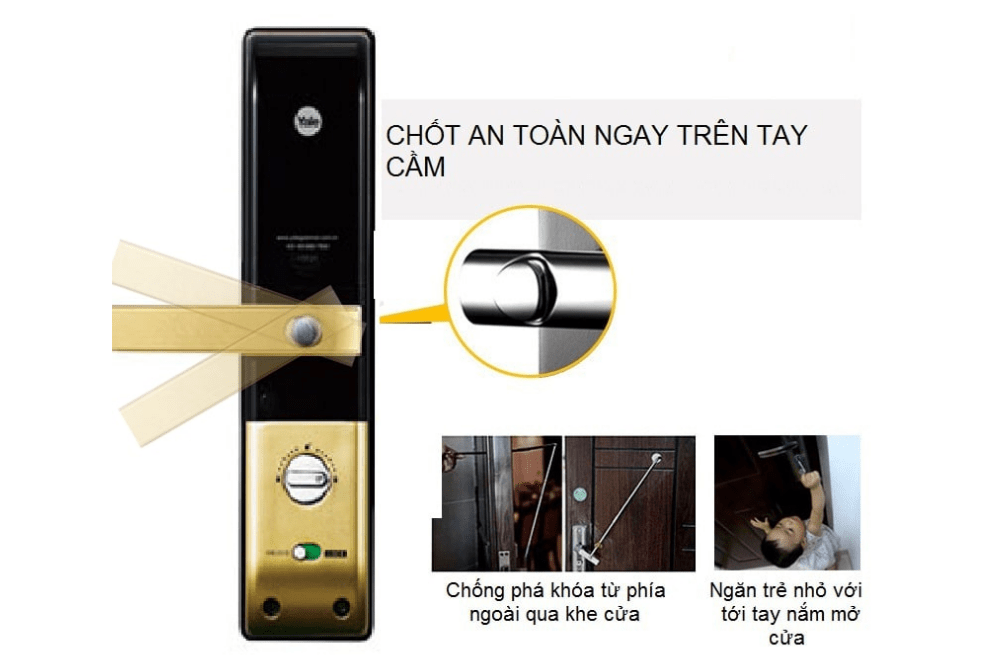 KHÓA THẺ TỪ YALE YDM 3109 GOLD