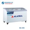 Tủ đông kính Alaska KC-310 | 445L 1 ngăn 2 cánh lùa