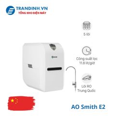 Máy lọc nước AO Smith E2 | 5 lõi lọc, RO-Side Stream, 11.8 lít/giờ