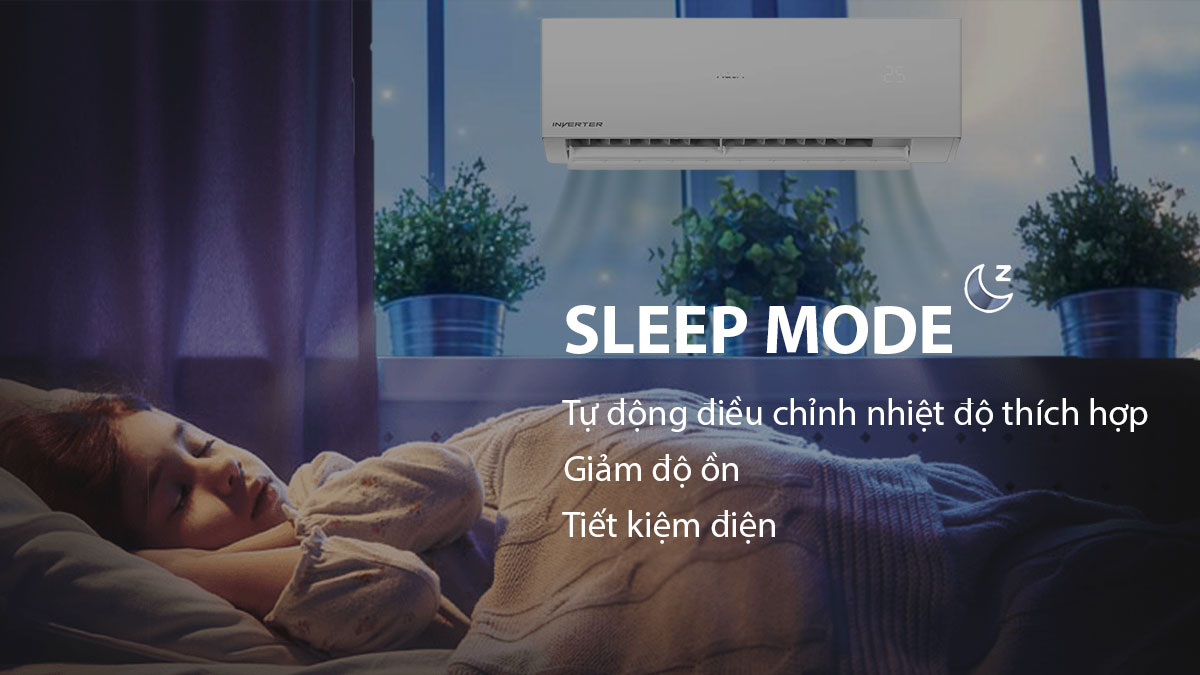 Điều hòa Aqua AQA-RV18QA - Ngủ ngon và sâu hơn với công nghệ Sleep Mode