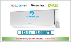 Điều hòa Dairry 18000BTU 1 chiều Inverter I-DR18KC