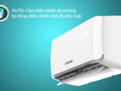 Cảm biến nhiệt độ phòng, tự động điều chỉnh nhiệt độ chế độ làm mát phù hợp