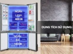 Tủ Lạnh Electrolux Inverter 562 lít EQE5660A-B