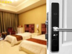 3. Lắp đặt khoá cửa 5asystem 5A DZK3000 trên nhiều chất liệu cửa