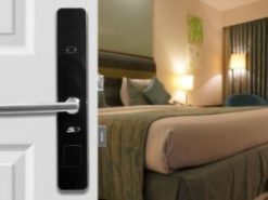 3. Lắp đặt khoá cửa 5asystem 5A DZK3000 trên nhiều chất liệu cửa