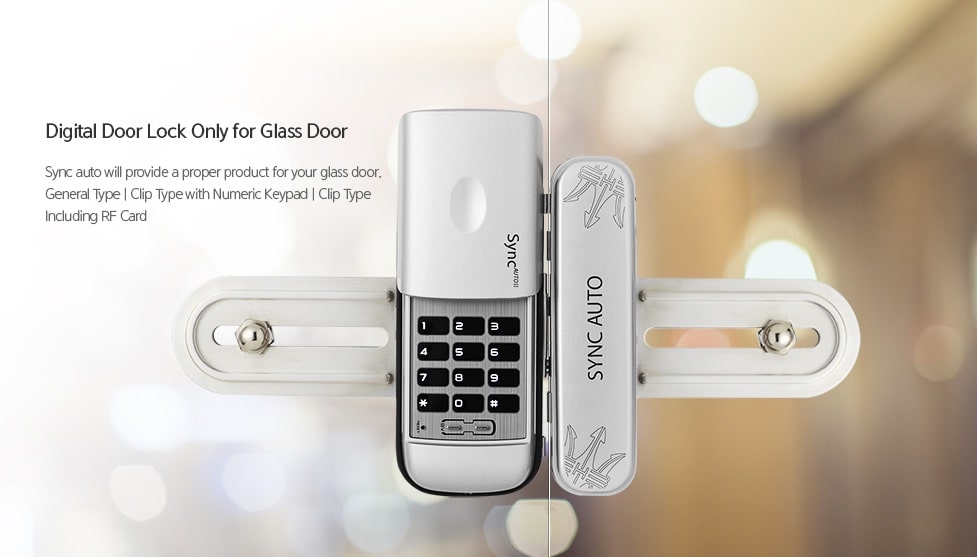 Khoá cửa kính H-Gang Sync Auto 2 3 3. Lắp đặt cho cửa kính trên nhiều kiến trúc nhà