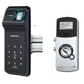 Khoá vân tay cửa kính Evernet LH600FG-N