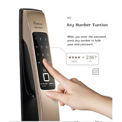 6. Mã số ảo tiện dụng, nâng cao tính bảo mật trên khoá cửa thông minh Gateman X300-FH