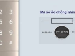 Khóa thông minh Siemens C320 sở hữu công nghệ mật số ảo