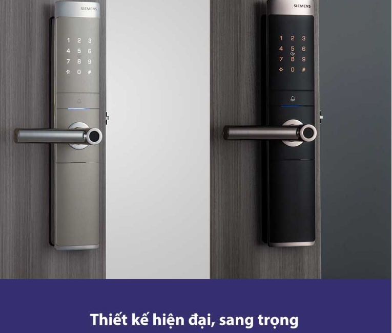 Khóa điện tử Siemens C321thiết kế với 4 bộ phận chính