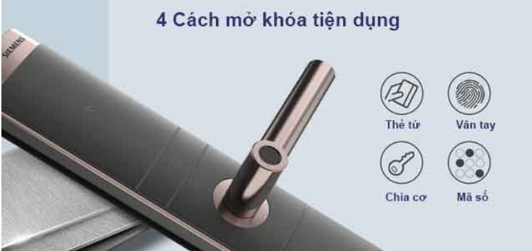 Khóa điện tử Siemens C321phương pháp mở khóa thông minh