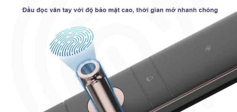 Khóa vân tay Siemens C321 sở hữ công nghệ vân tay bán dẫn
