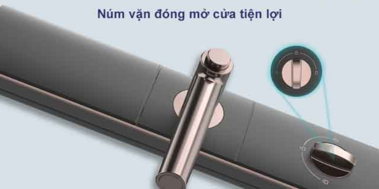 Khóa cửa Siemens C320 có thiết kế nút khóa trong thông minh