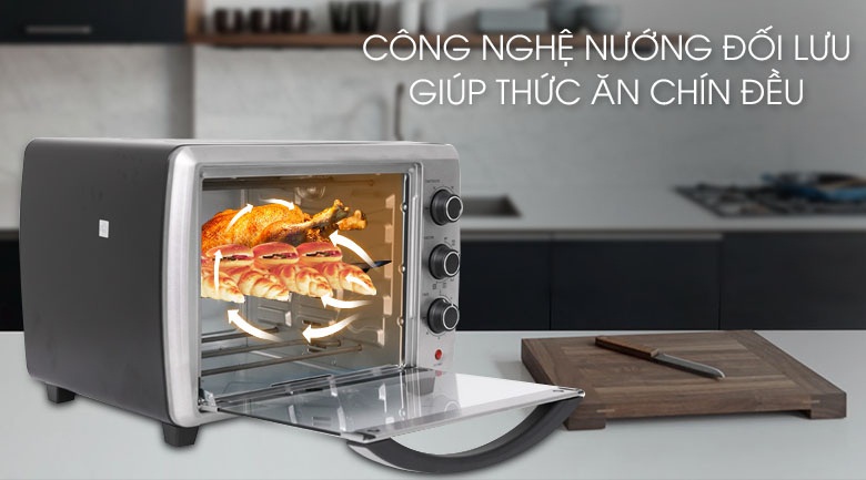 5. Công nghệ nướng đối lưu thông minh.