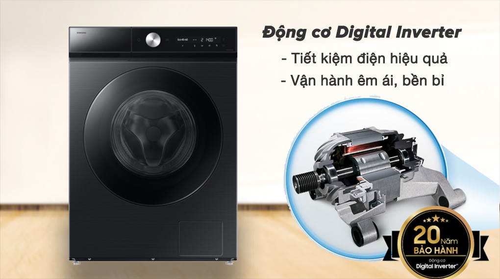 Máy giặt Samsung Inverter 12 kg WW12CB944DGBSV - Động cơ Máy giặt Samsung Inverter 12 kg WW12CB944DGBSV - Động cơ