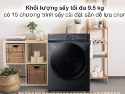 Máy giặt Toshiba Inverter 9.5 kg TW-T21BU105UWV(MG) - Khối lượng và chương trình giặt