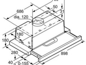 5. Thông số kỹ thuật máy hút mùi Bosch DHI923GSG