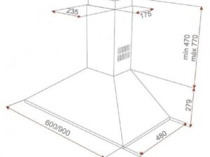 1. Thông số kỹ thuật máy hút mùi Teka DBB 90