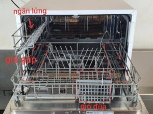 Máy rửa bát Texgio TG-DT2022B thiết kế gọn nhẹ, độ bền và tính thẩm mỹ cao