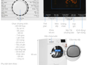 Máy sấy ngưng tụ Galanz 8 Kg DC-80S5C