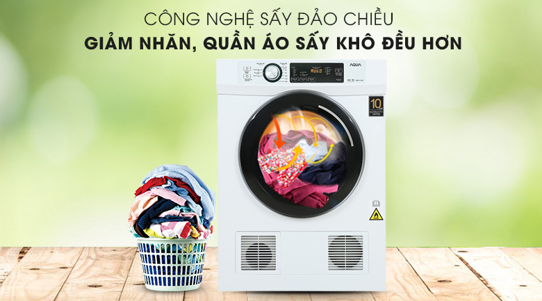 Máy sấy thông hơi sở hữu công nghệ sấy đảo chiều