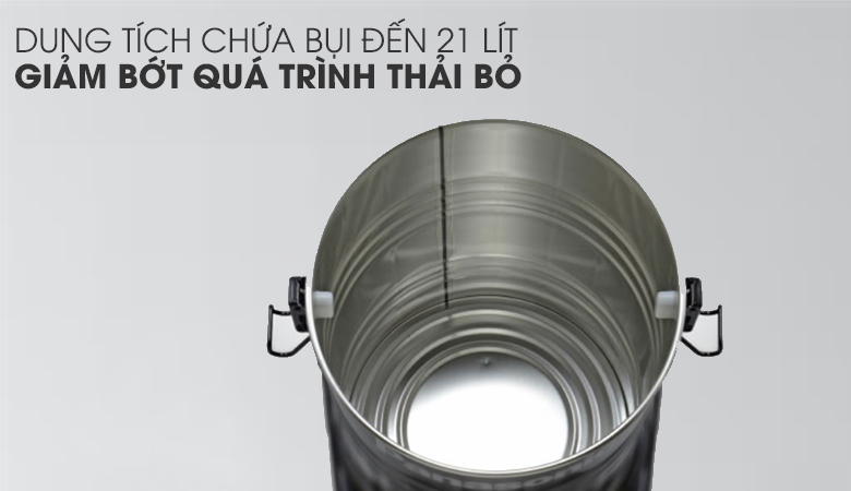 Máy hút bụi công nghiệp Panasonic MC YL637SN49 7 Dung tích hộp chứa bụi lớn