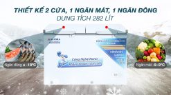 Tủ đông Alaska 282 lít BCD 4568C