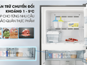 Ngăn trữ chuyển đổi trong khoảng 1 – 5 độ C tiện ích