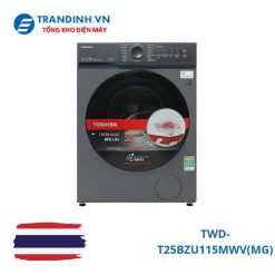 Máy giặt sấy Toshiba TWD-T25BZU115MWV(MG) | Giặt 10.5kg/ 7kg