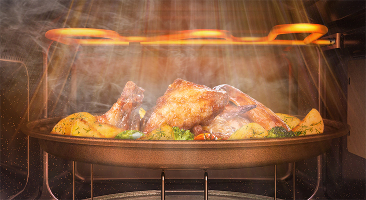 9 Tác dụng và chức năng của lò vi sóng bạn cần phải biết 4 Chức năng chiên nướng không dầu bảo vệ sức khỏe người tiêu dùng