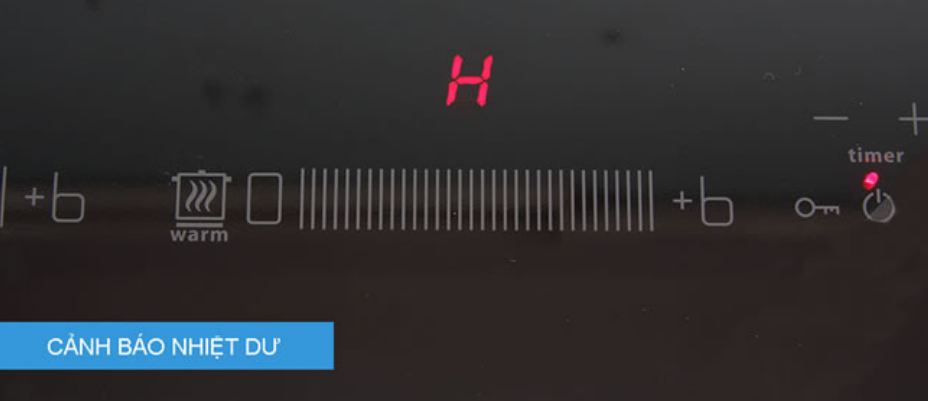 Chức năng cảnh báo nhiệt dư của bếp từ hoạt động như thế nào 1 Tính năng nguyên lý hoạt động cảnh báo nhiệt dư vùng nấu là gì?