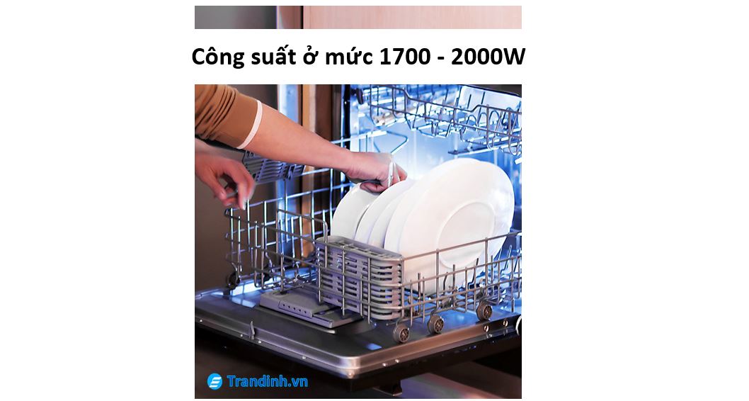 Đánh giá chất lượng qua mức tiêu thụ điện năng của máy rửa chén Hafele