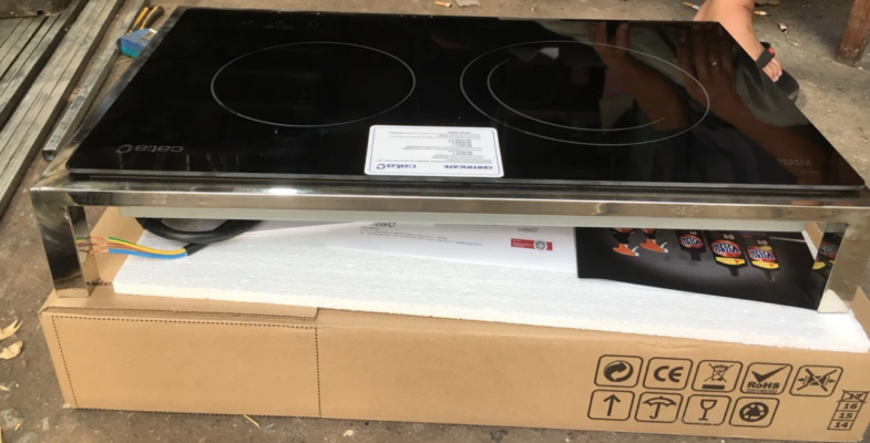 3. Cách chuyển đổi bếp âm từ sang bếp dương nhờ giá đỡ