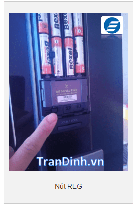 Nút cài đặt cho khóa cửa điện tử (nút hình vuông)