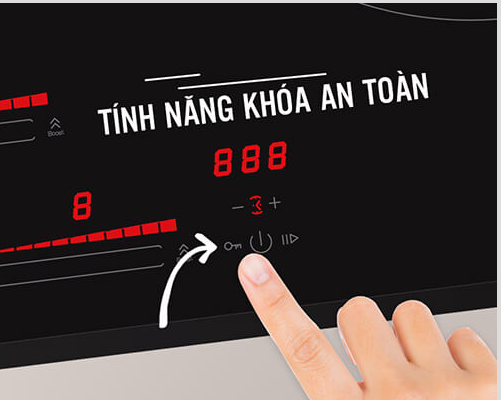 Hướng dẫn sử dụng chức năng khóa an toàn trên bếp từ 5 huong dan su dung chuc nang khoa an toan tren bep tu 3 1 1