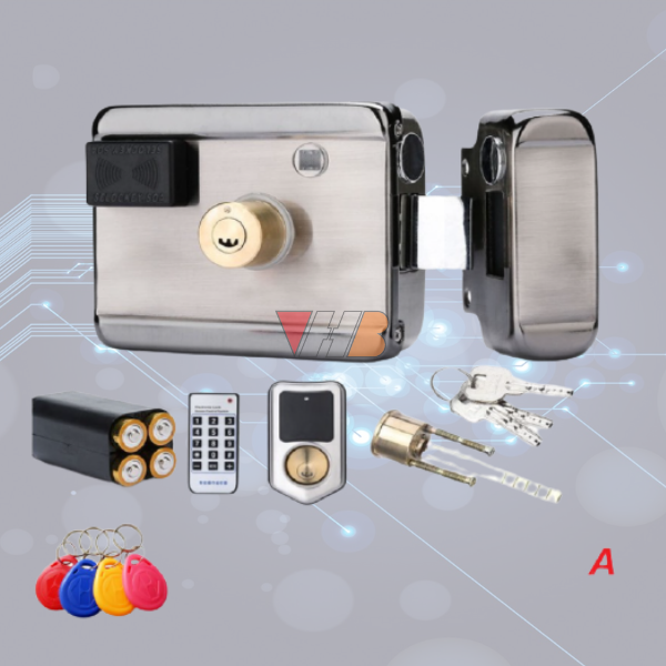 Khoá cổng thẻ từ VHB R18 có thể điều khiển từ xa
