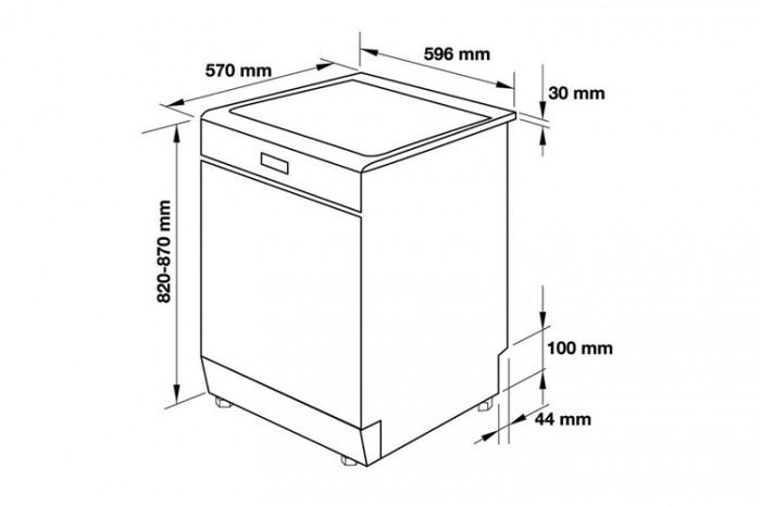 Máy rửa chén Hafele HDW-F60E 538.21.200