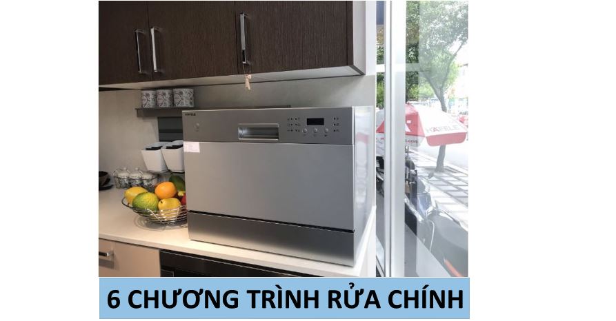 Các chương trình rửa của máy rửa chén bát Hafele