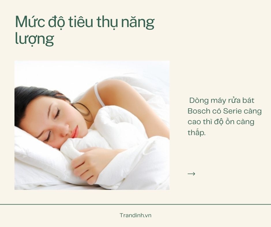 2. Sự khác biệt giữa các Serie máy rửa bát Bosch